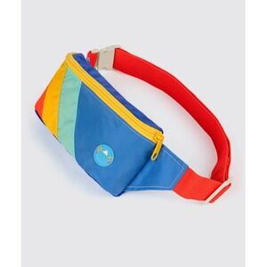 MOKUYOBI Rainbow snack time Stripe Fanny Pack Belt Bag Strap Zipper Pouch